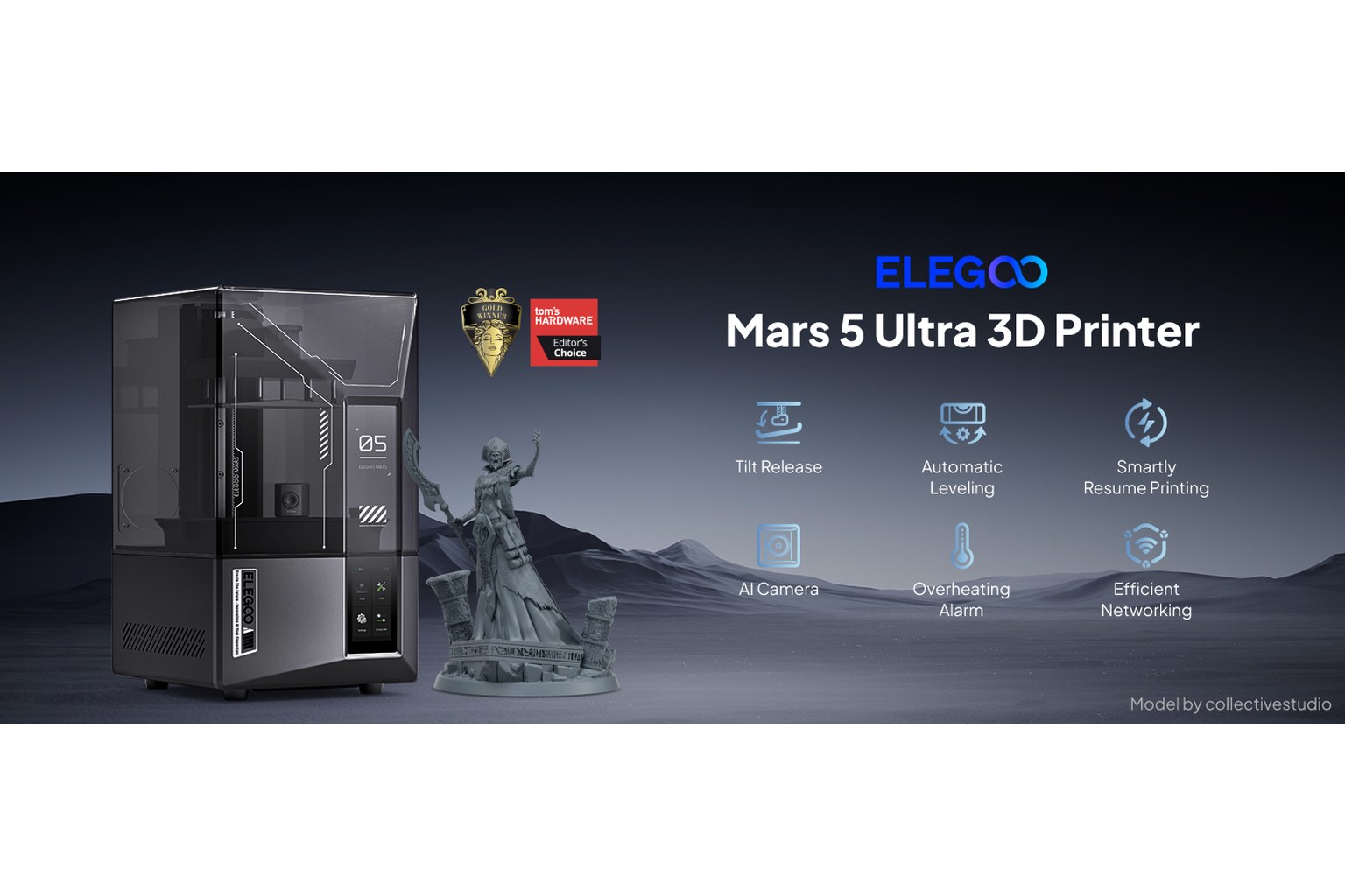 ELEGOO Mars 5 Ultra Resin 3D Printer product image