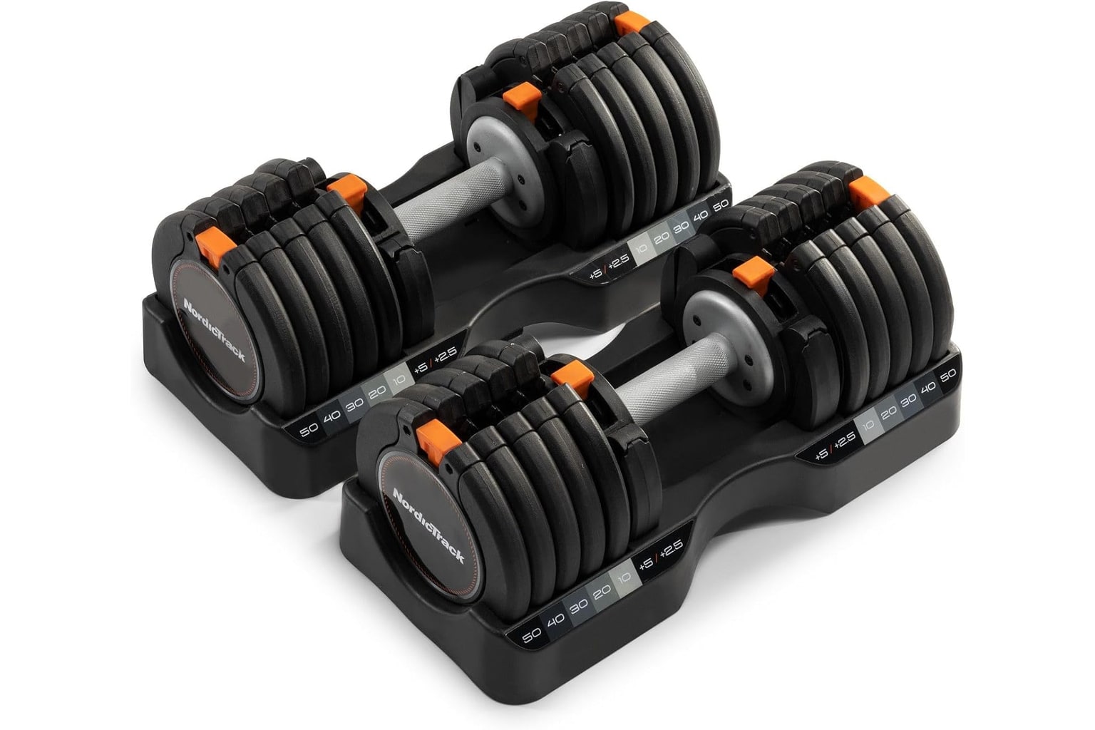 NordicTrack Select-a-Weight 55 lb Dumbbell Pair product image
