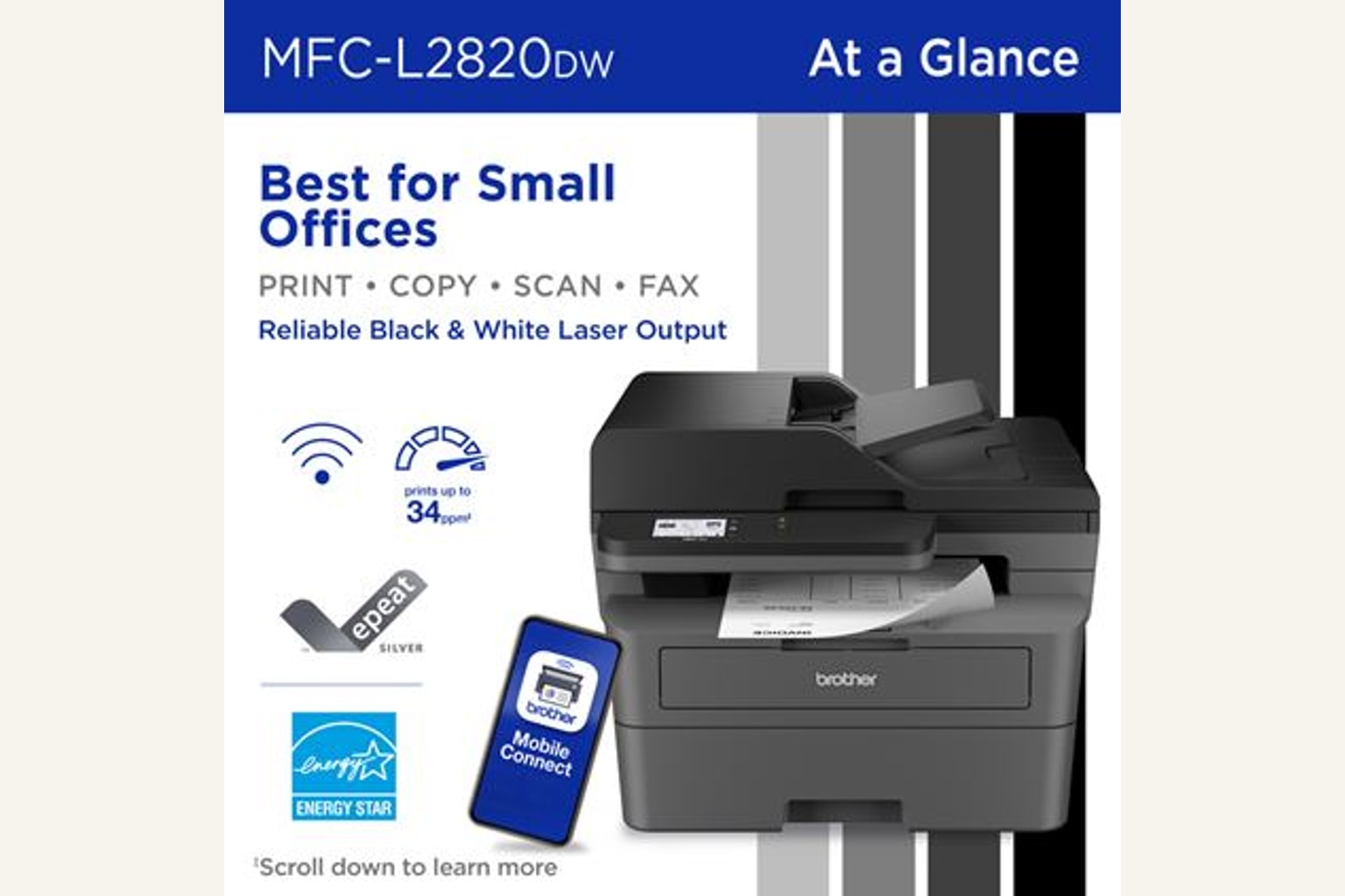 Brother MFC-L2820DW product image