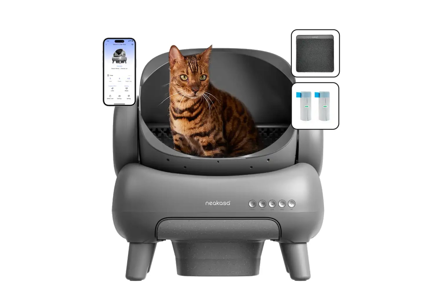 Neakasa M1 Plus Open-Top Self-Cleaning Cat Litter Box product image