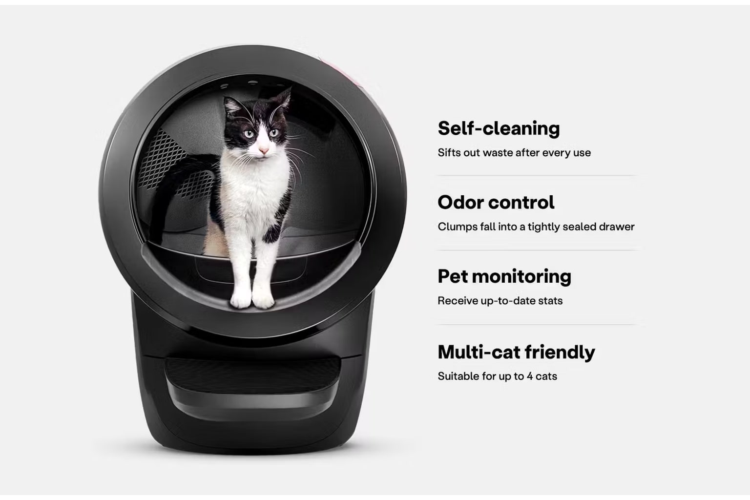 Whisker Litter-Robot 4 with Step & Fence product image