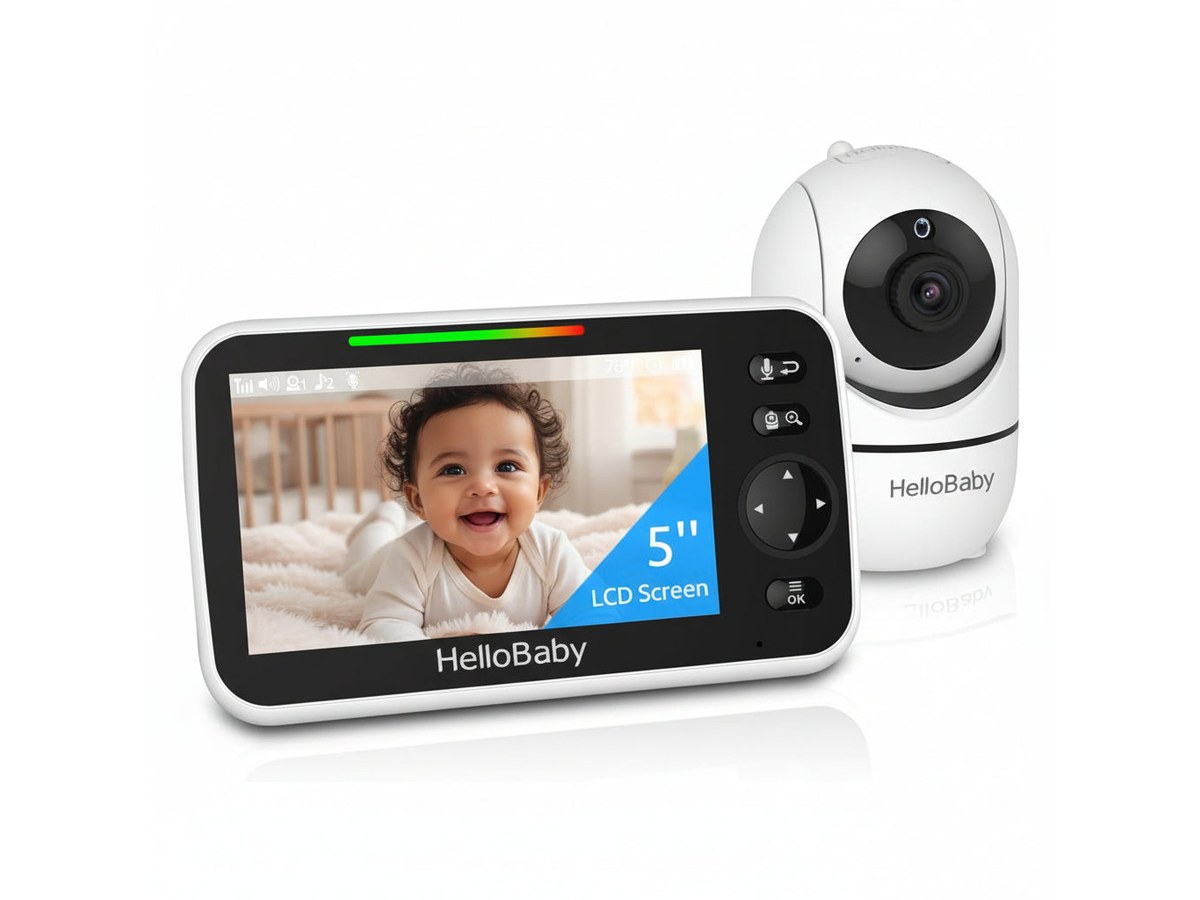 HelloBaby HB6550 5-inch No WiFi Baby Monitor hero image