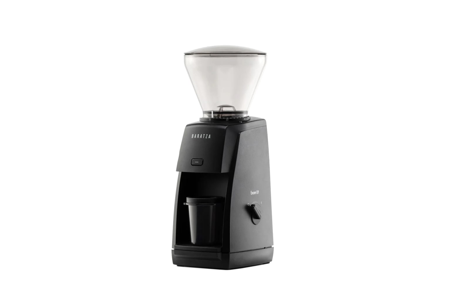 Baratza Encore ESP coffee grinder in black, official product hero image