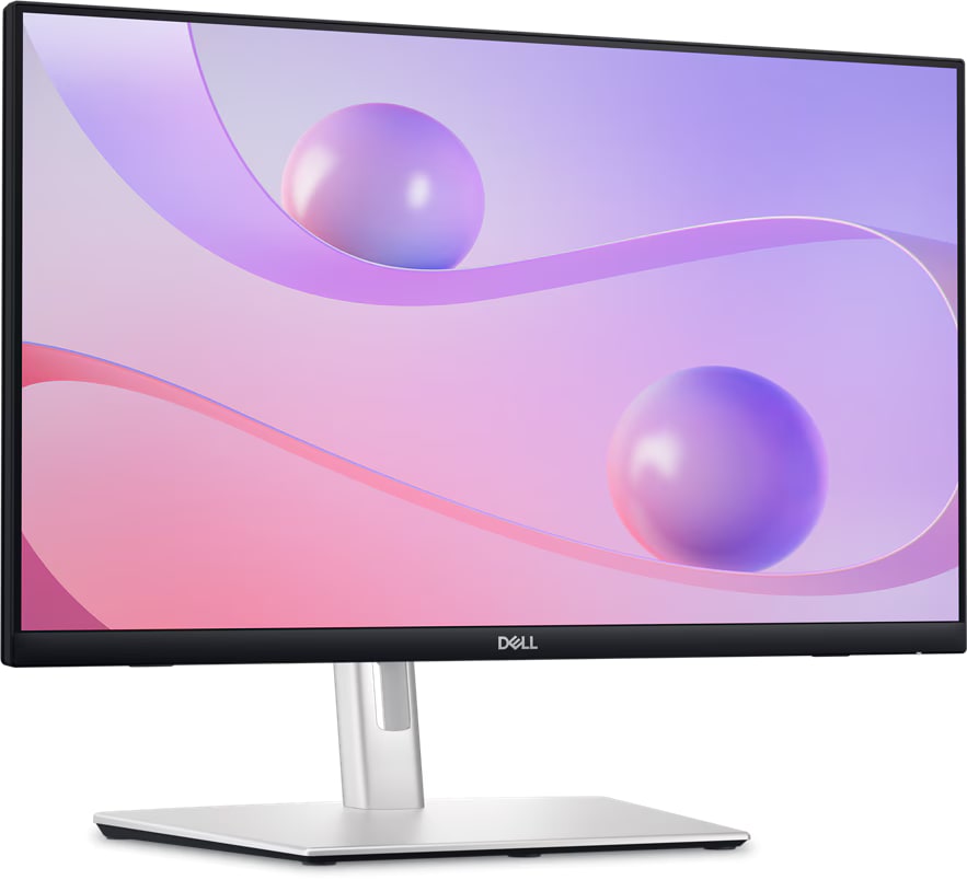 Dell P2424HT touch USB-C hub monitor right-facing official product image