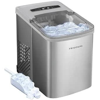 Frigidaire 26 Lbs per Day Portable Compact Ice Maker, EFIC117-SS product image