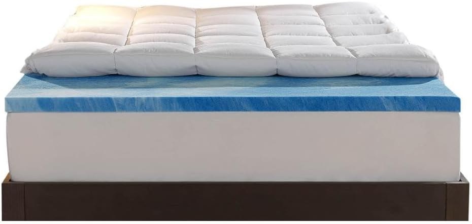 Sleep Innovations Dual Layer 4 Inch Memory Foam Mattress Topper product image