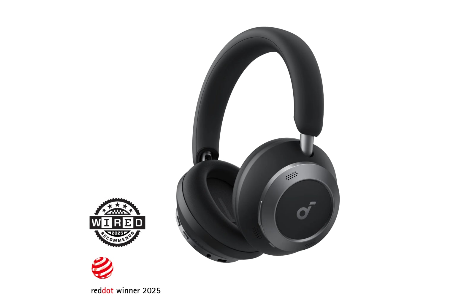 Soundcore Space One Pro Jet Black over-ear noise-canceling headphones