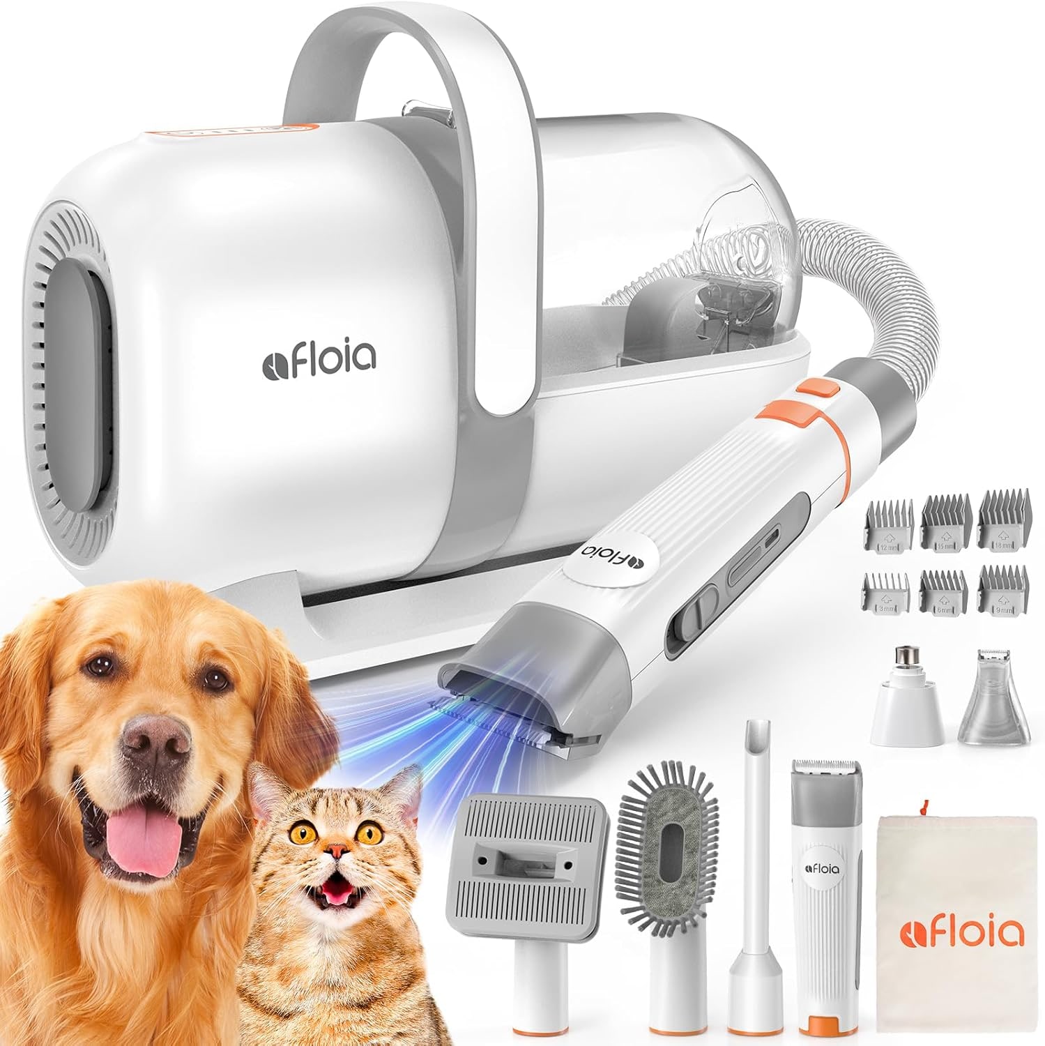 Afloia LM-1 6-in-1 Dog Grooming Kit with Vacuum product image