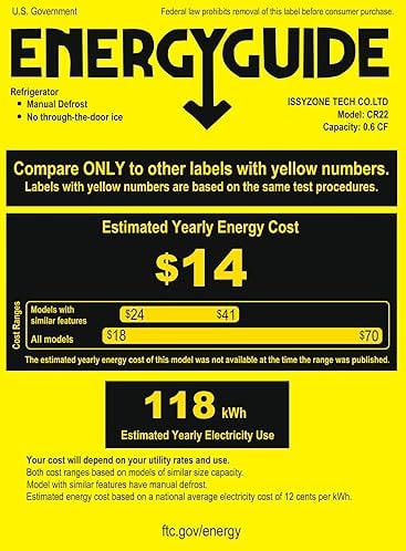 BougeRV 23 Quart CR22 12 Volt Refrigerator product image