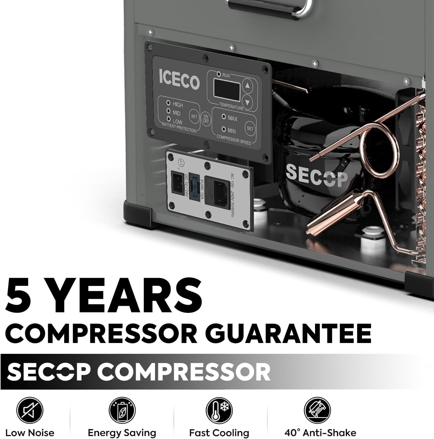 ICECO VL45 Portable Refrigerator with SECOP Compressor product image