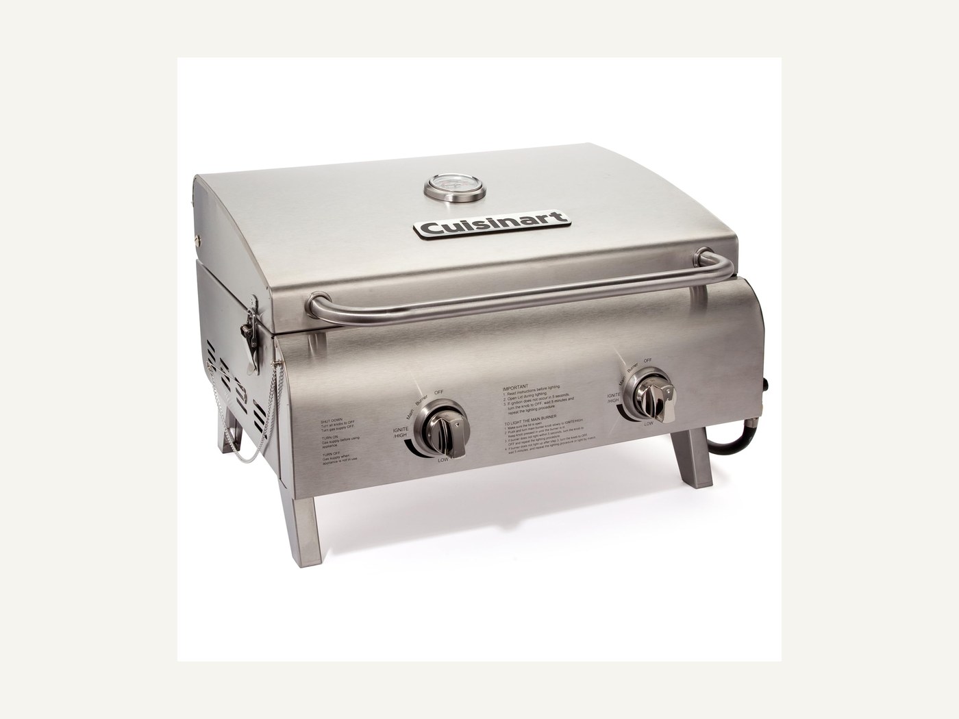Cuisinart CGG-306 Chef's Style Tabletop Portable Propane Grill product image