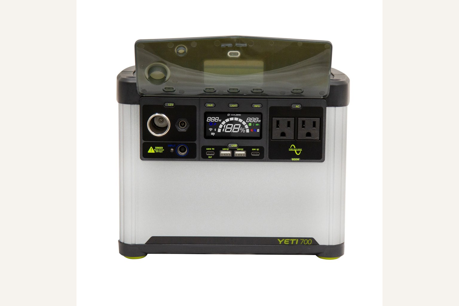 Goal Zero Yeti 700 portable power station front product photo
