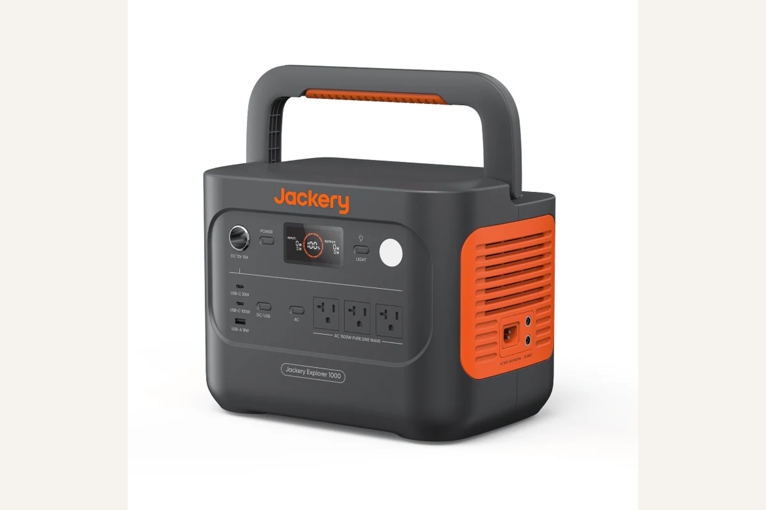 Jackery Explorer 1000 v2 portable power station angled product view