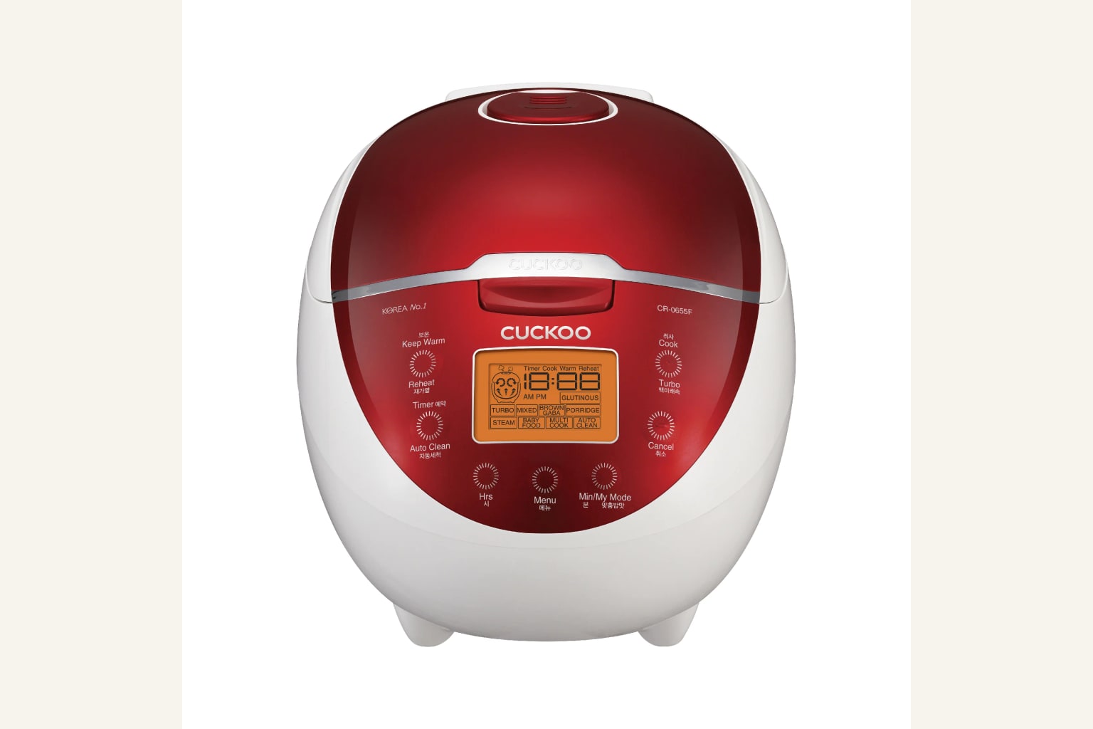Cuckoo CR-0655F six-cup Micom rice cooker hero image