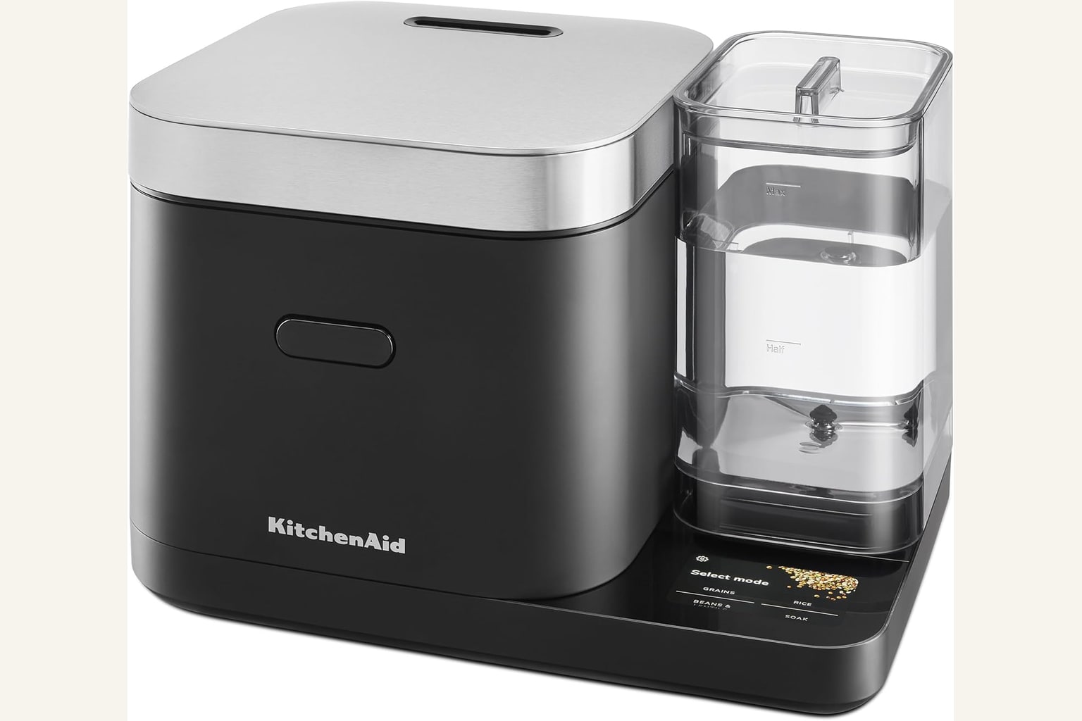 KitchenAid Grain and Rice Cooker in black matte hero image