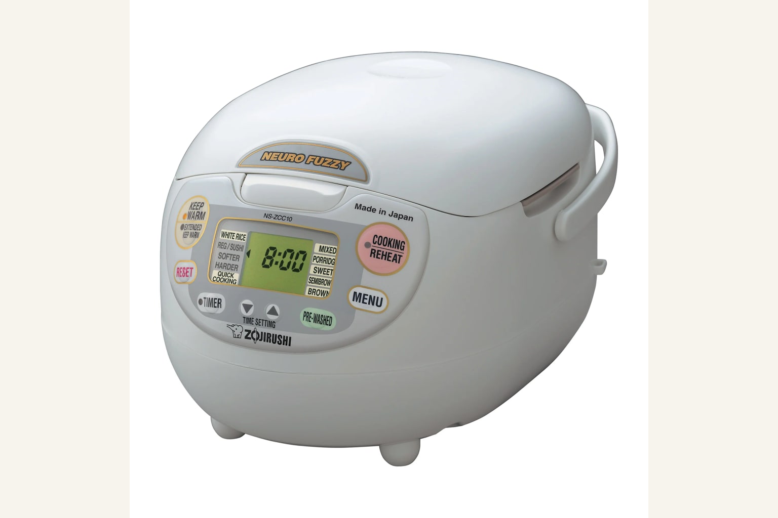 Zojirushi NS-ZCC10 Neuro Fuzzy 5.5-cup rice cooker hero image