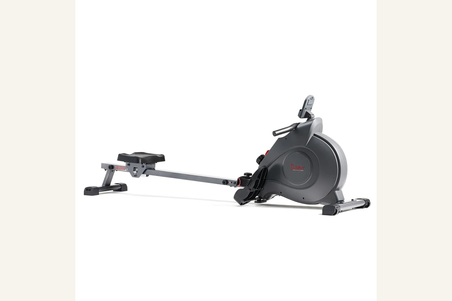 Sunny Health & Fitness Magnetic Rowing Machine with Extended Slide Rail product image