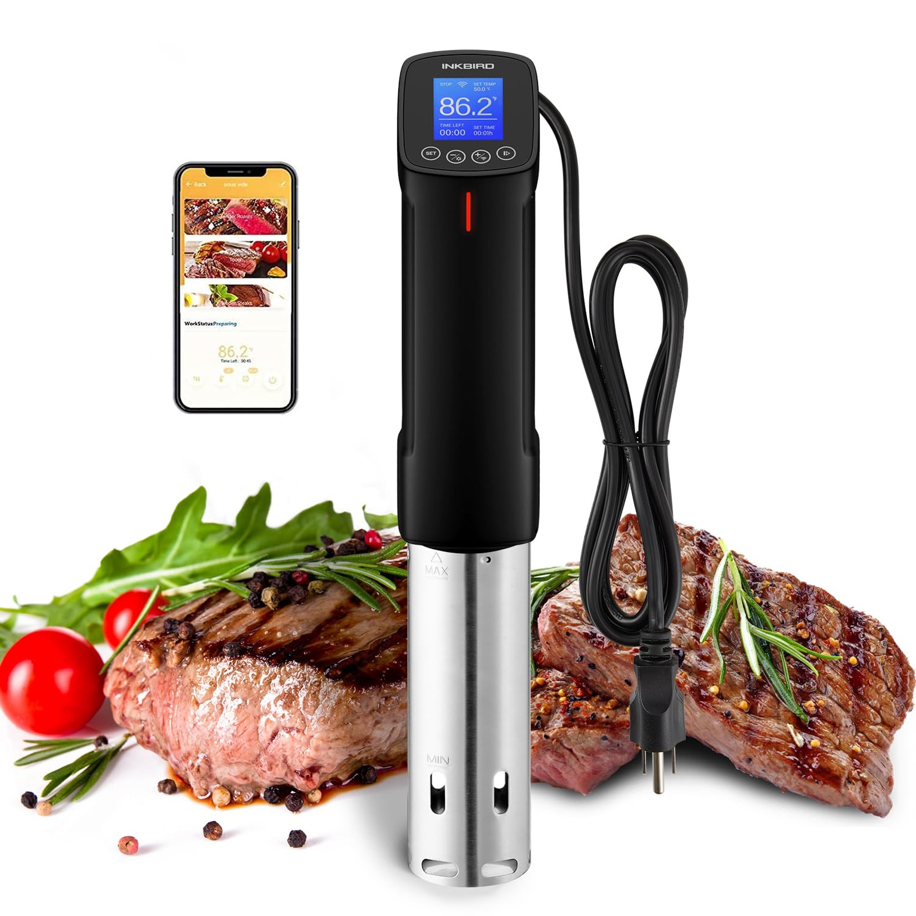 INKBIRD WiFi Sous Vide Cooker ISV-100W product image