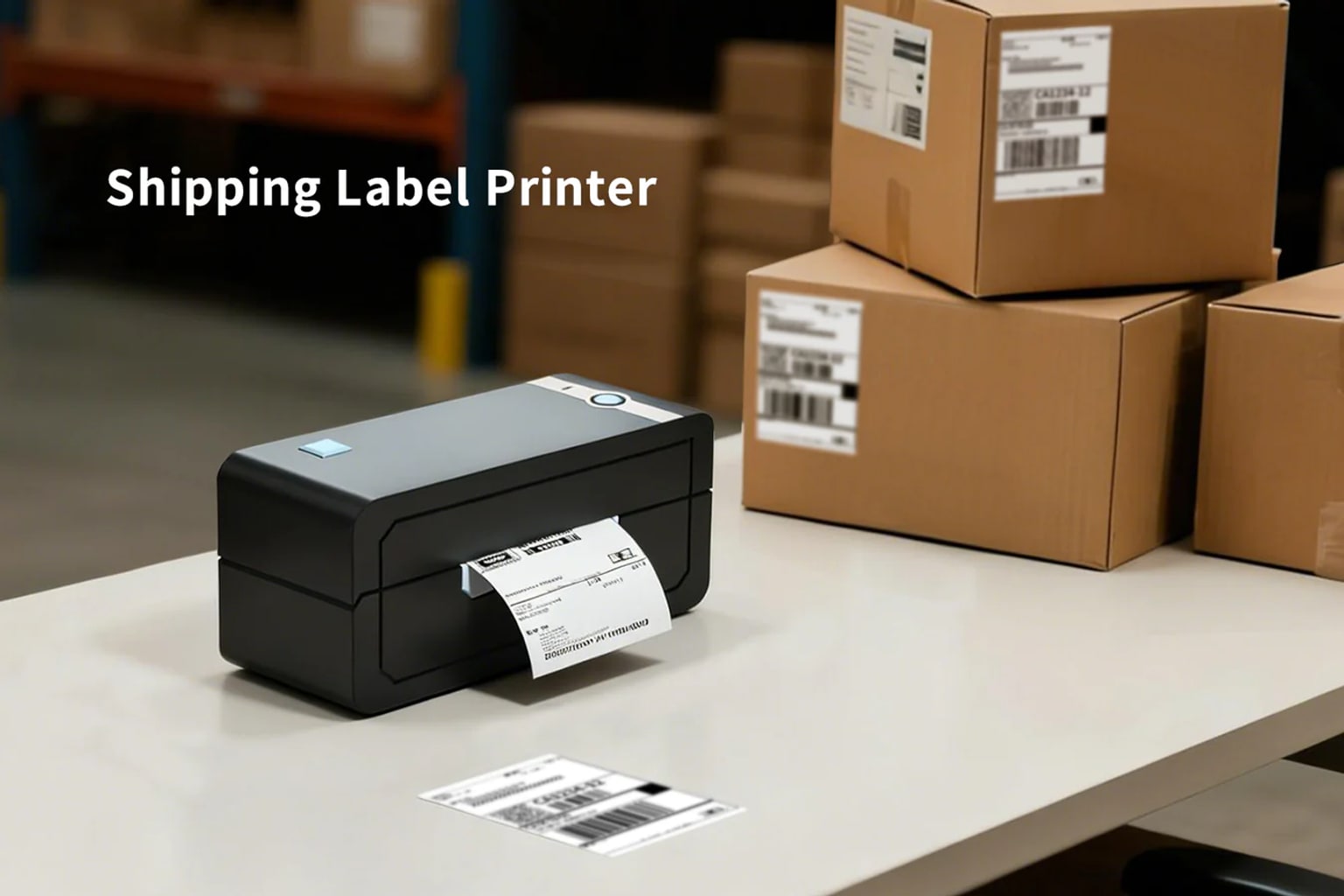 JADENS Bluetooth Thermal Shipping Label Printer JD268BT product image