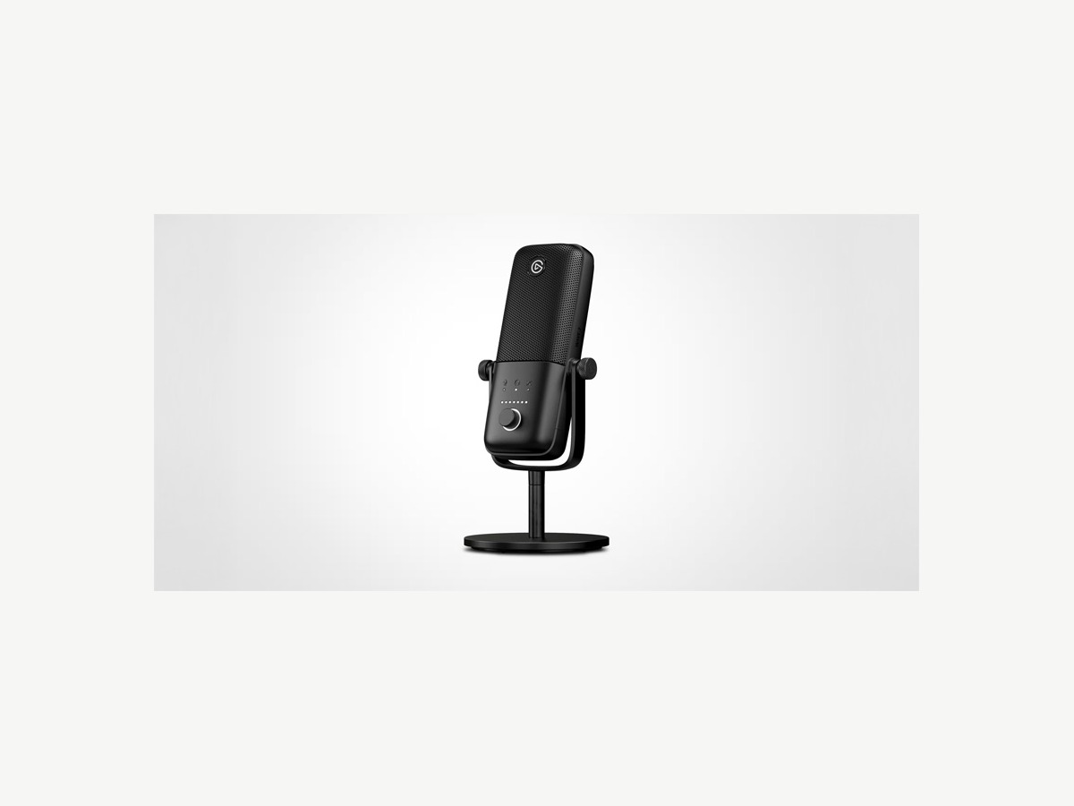Elgato Wave:3 USB microphone on its desktop stand