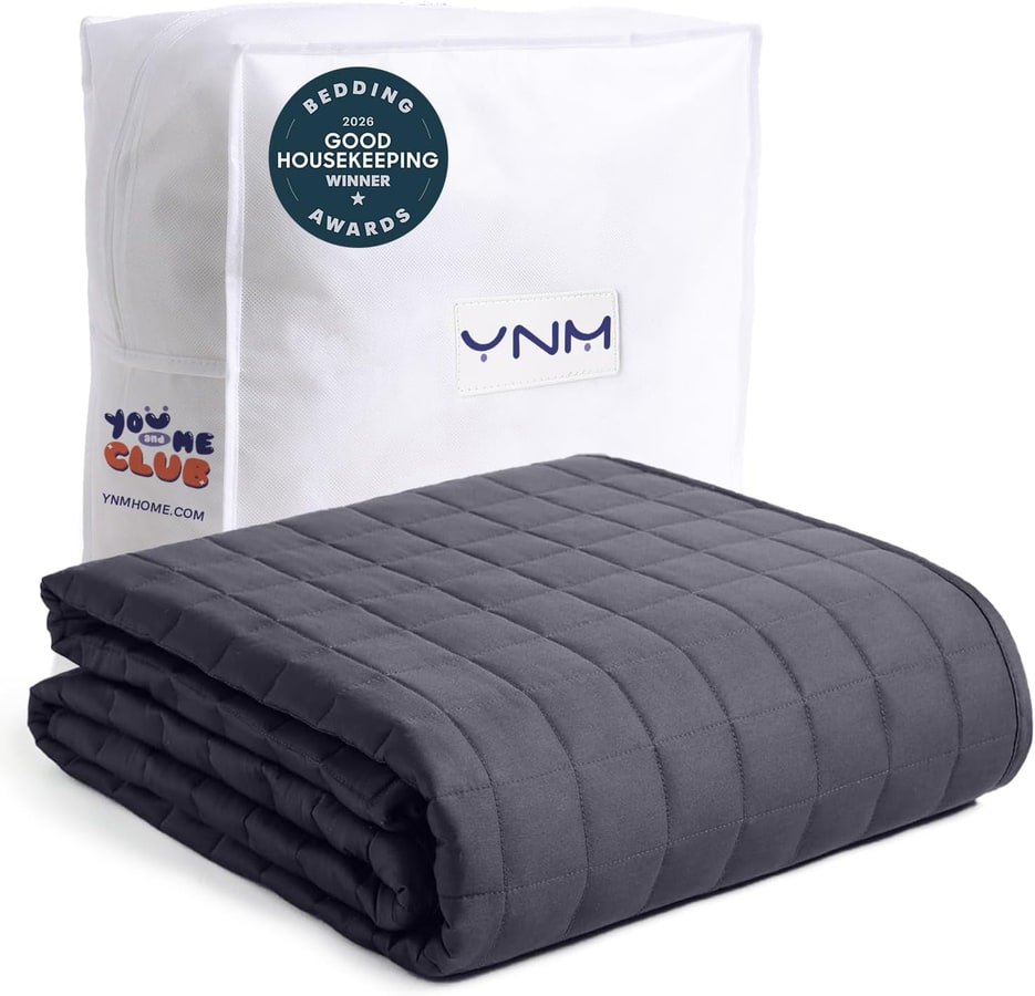YnM Original Cotton Weighted Blanket 15 lb hero image