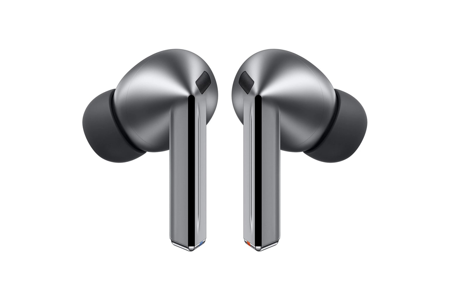 Samsung Galaxy Buds3 Pro in silver, official product hero image